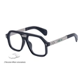 Negro Brillante Marco Plata Gris (C2)
