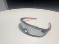 Occhiali da ciclismo neri e rossi con montatura da vista integrata per sport all'aperto - C3 Montatura Nera Lenti a Specchio Argento