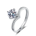 Princess Style (White Zirconia)