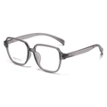 Chic transparent grey square oversized optical glasses frame for women style AT88612 - Gradient Translucent Grey (C2-1)