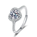 Heart Style (White Zirconia)