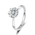 Snowflake Arm Style (White Zirconia)