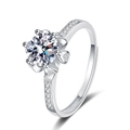 Straight Arm Bouquet Style (White Zirconia)