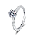 Classic Six-Prong Style (White Zirconia)