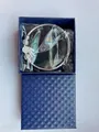 Silver bead bracelet with dreamcatcher charm in blue gift box packaging - Gift Box