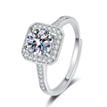 Large Square Style (White Zirconia)