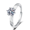 Classic Six-Prong Style (White Zirconia)