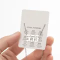 Silver stainless steel necklace with 555 angel number pendant on meaning card - Steel (555)