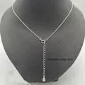 Cupid arrow pendant necklace in S925 silver with 5cm adjustable extension chain - Cable Chain