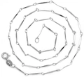 Amors Pfeil Anhänger Halskette aus 925er Sterlingsilber mit eleganter italienischer Kette - Winkelschnittkette