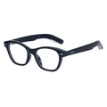 Gafas de sol vintage ojo de gato para mujer con montura negra y remaches metálicos - Negro Brillante Plata (C2)