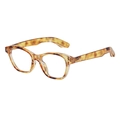 Retro tortoiseshell full-rim optical frames with round rivet details in high-quality acetate - Tortoise Frame (C10)