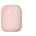 Tragbarer rosa Kapsel-Luftbefeuchter mit LED-Ring und Mattierung für das Auto - Rosa Wassertropfen