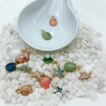 13pcs ocean series charms set with colorful enamel shells and starfish for DIY jewelry - 13Pcs / Multi-color