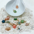 Set di 13 ciondoli oceanici in lega con conchiglie e stelle marine per gioielli fai-da-te - Multicolore 13 Pezzi