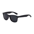 Classic matte black square polarized sunglasses for men in a stylish outdoor design - Matte Black Frame Gray Lens (C2)