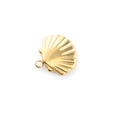 Ciondolo a conchiglia dorato in acciaio inossidabile placcato oro 18K per gioielli - Stile Conchiglia