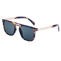 Foldable vintage sunglasses with tortoise shell frames and golden metal temples - Demi/Tortoise
