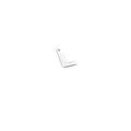 Minimalist silver stainless steel letter L pendant charm for DIY jewelry necklaces - Letter L / Steel