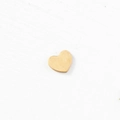Pendentif minimaliste en métal doré en forme de cœur pour bijoux et colliers DIY - Forme de Cœur