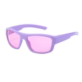 Occhiali da sole stile Y2K con montatura viola e lenti rosa traslucide per outdoor - C5 Viola Rosa (Montatura Viola/Lente Rosa)