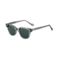 Lunettes de soleil œil de chat monture vert foncé translucide et verres gris foncé - C6 Monture Verte G15 (Vert Transparent)