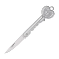 Mini OK folding key knife portable stainless steel pocket tool for outdoor keychains - Silver