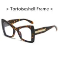 Occhiali da sole cat-eye leopardati alla moda con eleganti dettagli in metallo oro - Montatura Leopardata