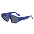 Gafas de sol deportivas azules extragrandes con patillas con textura de panal - Régulier / Montura Azul Lentes Grises