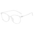 Retro transparent round TR eyeglass frames with ultra-light blue light blocking design - Standard Transparent Frame Clear Lenses (Incl. 13% VAT) / Regular