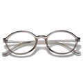 Lunettes de lecture TR90 grises translucides avec protection contre la lumière bleue - Monture Gris Transparent Verres Transparents