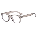 Occhiali quadrati anti-luce blu in grigio tè trasparente per uomo e donna - Grigio Trasparente