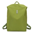 Zaino in rete verde leggero con placca in metallo fashion e trama a righe - Verde