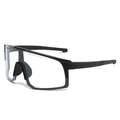Lunettes de cyclisme de sport avec monture noire mate et verres teintés bleu clair - Standard / Régulier (TVA 13 % incluse) C10 monture noire verres clairs
