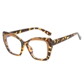 Lunettes œil-de-chat TR90 à motif léopard avec verres anti-lumière bleue - C4 Léopard + Kaki
