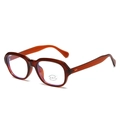 Occhiali quadrati retrò tartarugati con filtro luce blu e protezione UV400 - Montatura Rosso Vino / Lente trasparente anti-luce blu