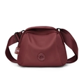 Deep red lightweight oxford shell bag with adjustable shoulder strap and large capacity - Red
