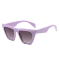 Occhiali da sole cat-eye oversize lilla con lenti sfumate e dettagli a stella in metallo - Montatura Viola Lenti Sfumate Grigie