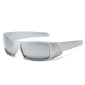 Silver Frame White Mirror Lens