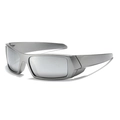 Gunmetal Frame Silver Mirrored Lenses