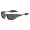 Gafas de sol deportivas polarizadas con montura gris plomo y lentes gris oscuro para ciclismo - Montura Gunmetal Lente Gris