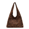 Minimalistische Schultertasche mit Leopardenmuster und großzügigem Stauraum für Damen - Leopardenmuster