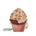 Simpatica borsa a tracolla a forma di cupcake con crema rosa e dettaglio cuore - Stile Cupcake Alla Crema Con Cuore Rosa