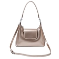 Sac hobo doré champagne effet métallisé avec bandoulière réglable et brillant - Doré