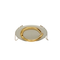 Elegant ivory oval clutch bag featuring C-shaped gold handle and fine gold chain strap - Light Green