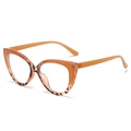 TR90 cat-eye blue light blocking glasses with vintage tortoise shell pattern frames - Tea And Leopard