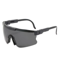Lunettes de soleil de sport polarisées tactiques noires pour le vélo et la conduite - Verre Noir