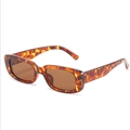 Lunettes de soleil ovales vintage avec monture écaille foncée et verres marron - Monture Écaille Verres Thé