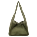 Borsa a tracolla in rete verde militare, borsa a pieghe casual per l'uso quotidiano - Verde