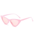 Lunettes de soleil œil de chat roses rétro pour femme avec une monture élégante et chic - Monture Rose / Verres Roses